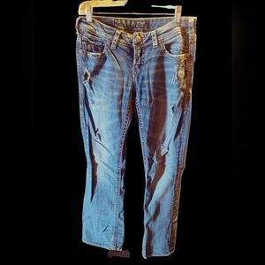 Silver aiko jeans 